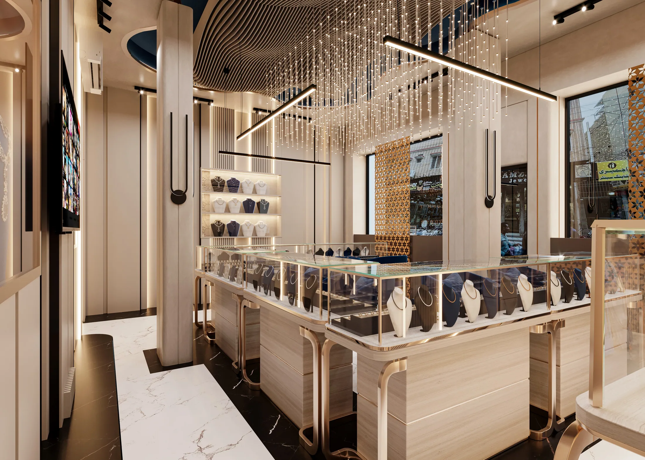 Retail & Showrooms interior view